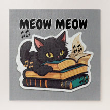 Meow Cat Reading Book