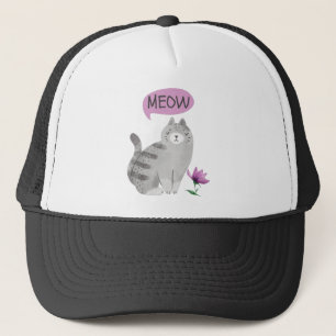Meow Cat Truckerkappe