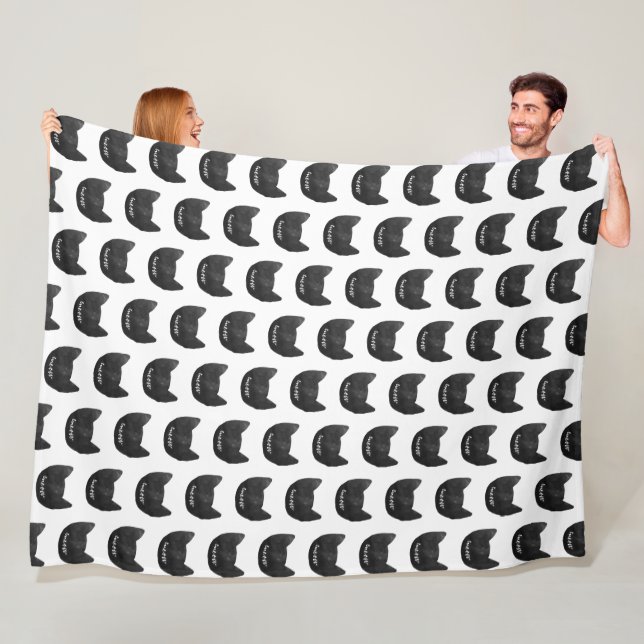 Meow Cats Weihnachten Fleecedecke (Beispiel)