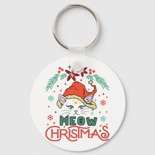 Meow Christmas Schlüsselanhänger