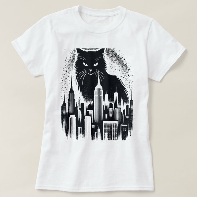 Meow City T-Shirt (Design vorne)