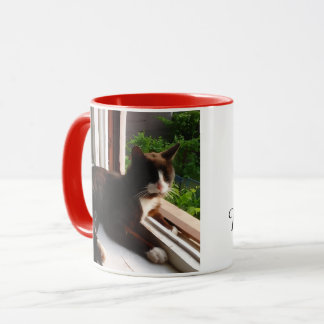 Meow Day Katzenfoto Tasse