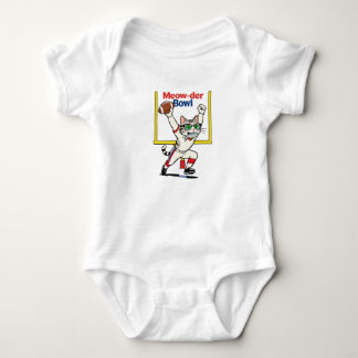 Meow-der Bowl Champion Katzenfußball  Baby Strampler