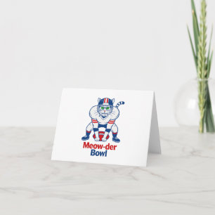 Meow-der Bowl Dankeskarte