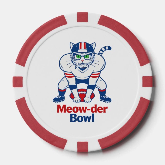 Meow-der Bowl  Pokerchips (Vorderseite)