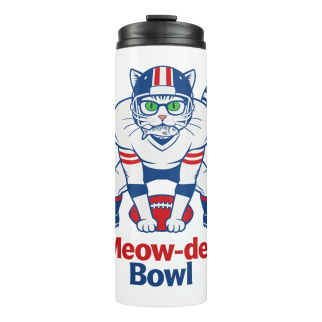Meow-der Bowl  Thermosbecher (Vorderseite)