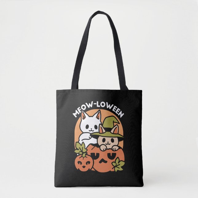 Meow - Festivals Halloween Cat Design (Vorderseite)