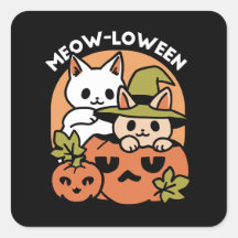 Meow - Festivals Halloween Cat Design