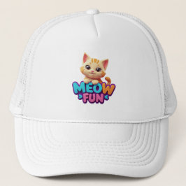 Meow Fun - Sweet Look Cat Hat Truckerkappe