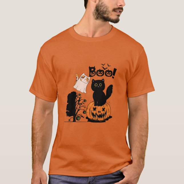 "Meow-gical night ahead!" Der T - Shirt der Männer (Vorderseite)