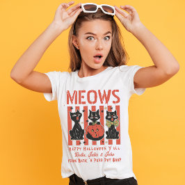 Meow Halloween Black Cat Pet Shop Trick oder Behan Sweatshirt