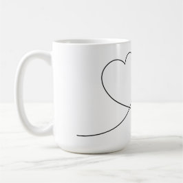 Meow heart and paw, mug for cat owners kaffeetasse