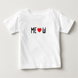meow heart T-shirt