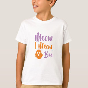 Meow-I Gemein Boo-catoween-halloween-lustig T-Shirt