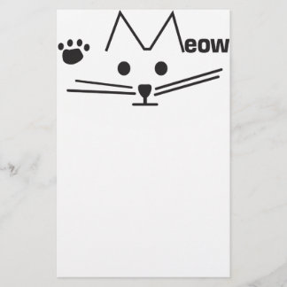 Meow-Katze Briefpapier