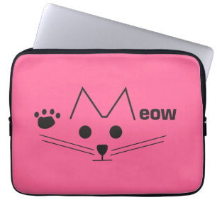 Meow-Katze Laptopschutzhülle