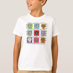 Meow-Katzen-Liebhaber-T-Shirts und Geschenke T-Shirt