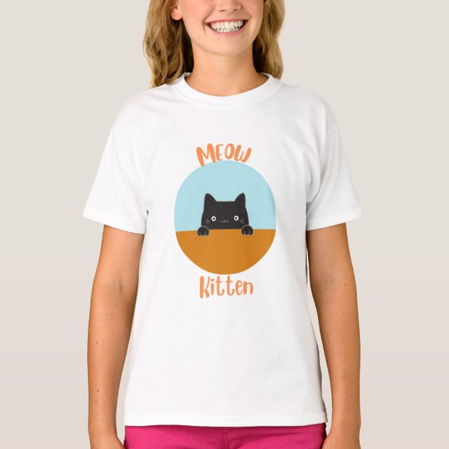 Meow kitten T-Shirt (Vorderseite)