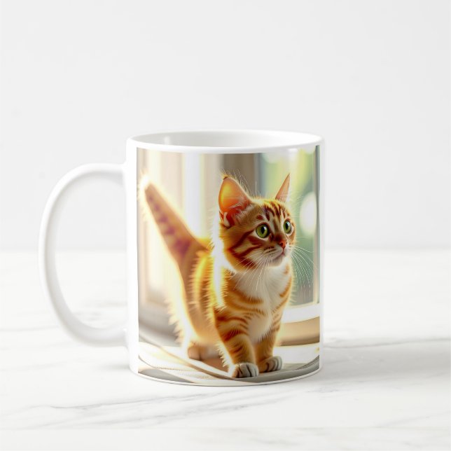 Meow Kitty Kaffeetasse (Links)