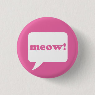 "Meow!" Knopf Button