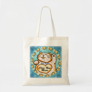 Meow Lucky Cat Totbeutel Tragetasche