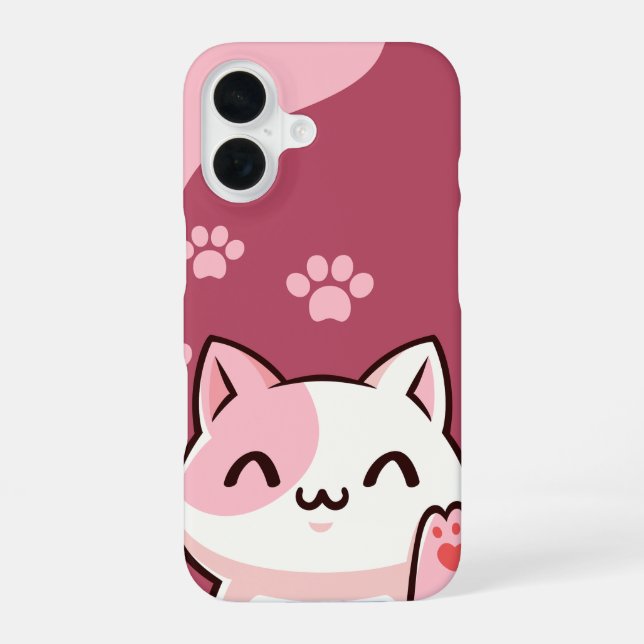 Meow Magic iPhone-Hülle iPhone 16 Hülle (Rückseite)