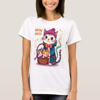 Meow Magic - Niedlich und spielerisch Kat-Inspirie T-Shirt