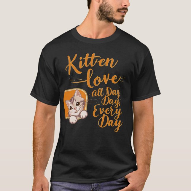 Meow Majestät National Cat Day T - Shirt (Vorderseite)