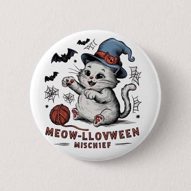 Meow Mischief Button (Vorderseite)