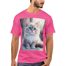 „Meow-Modus aktiviert – T-Shirt mit süßem Katzendr