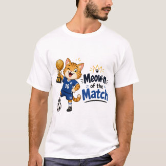 Meow-n des Spiels Fußball-Katz-Shirt T-Shirt