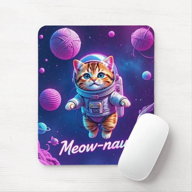 Meow-naut Mousepad (Mit Mouse)