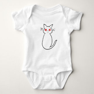 Meow! Niedlich für Babys Baby Strampler