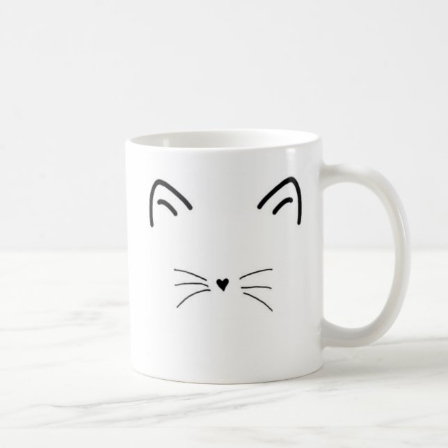 Meow--nificentkatzen-Tasse - linkshändig Tasse (Rechts)