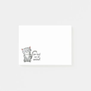 Meow Post-it Klebezettel