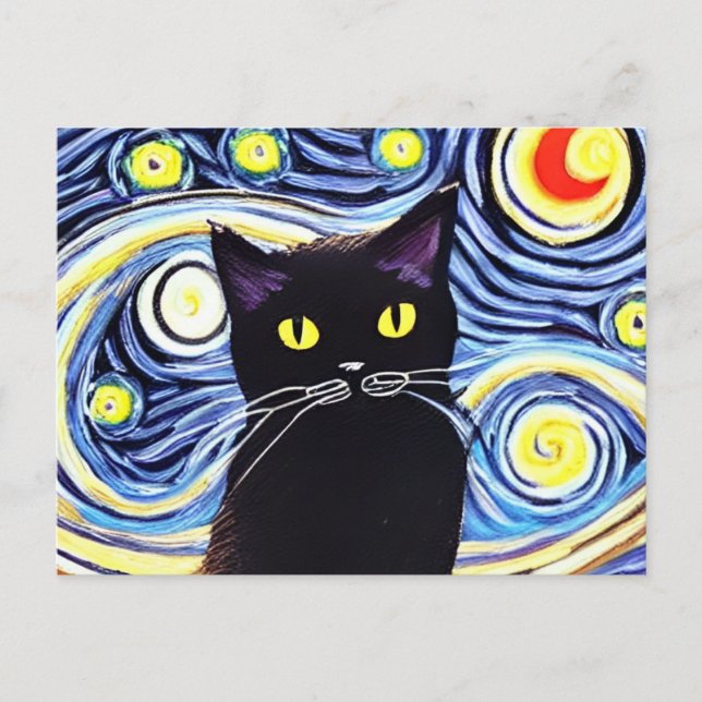 Meow Postcard Postkarte (Vorderseite)