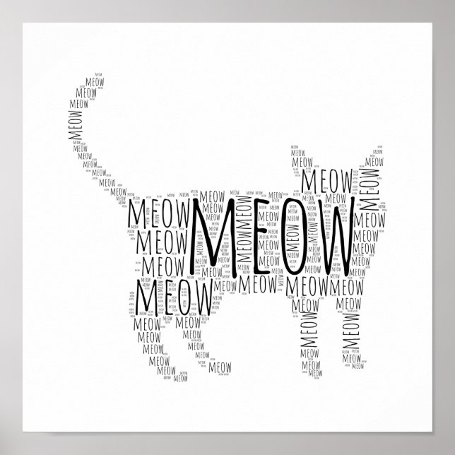 MEOW POSTER (Vorne)