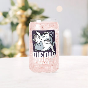 Meow Pounce Snuggle - Niedliche schlafende Katzen Dosenglas