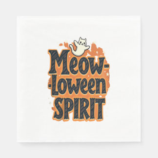 Meow Spirit Cat Serviette