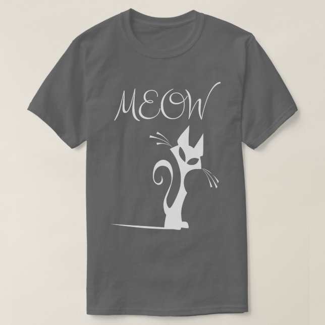 Meow T-Shirt (Design vorne)