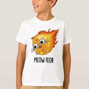 Meow-teor Funny Meteor Pun T-Shirt