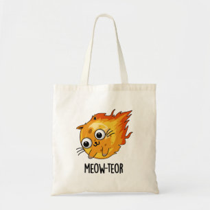 Meow-teor Funny Meteor Pun Tragetasche