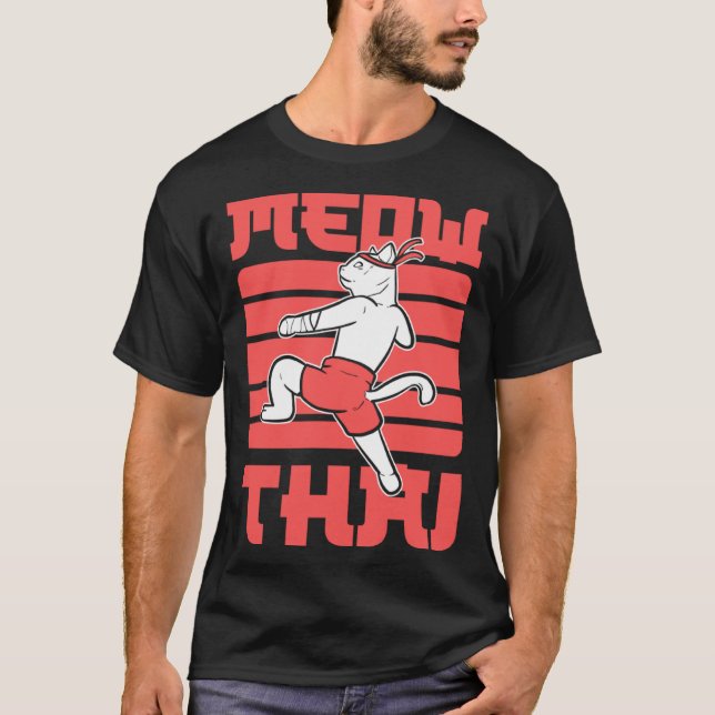 Meow Thai Muay Thai Fighter T-Shirt (Vorderseite)