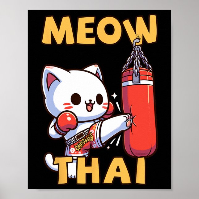 Meow Thai Poster (Vorne)
