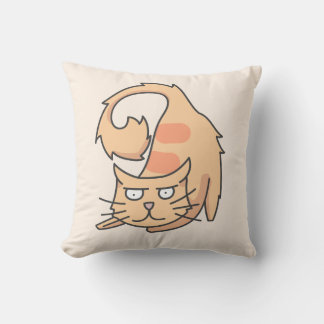 Meow Throw Pillow Kissen