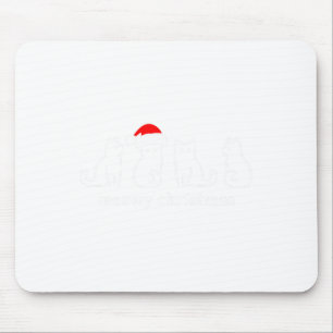 Meowa Catmas Weihnachten Niedlich Kitten Katzen We Mousepad