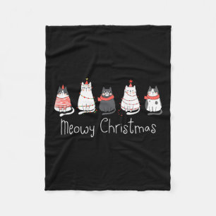 Meowa Catmas Weihnachten Weihnachten Niedliche Kat Fleecedecke
