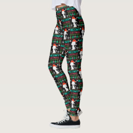 Meowa Catmas Weihnachten Weihnachtskat Ugly Sweate Leggings