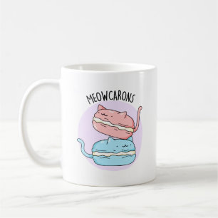 Meowcarons Funny Macaron Pun Kaffeetasse