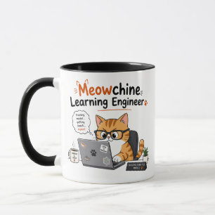 Meowchine Learning Ingenieur Tasse